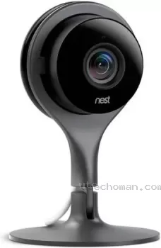 Google Nest Security Pro Indoor Camera, 2mm Focal Length, 24/7 Live Streaming, 2 Megapixel Resolution, 850nm IR Wavelength, Motion Detection Tracking, Digital Zoom, 1 Pack, Black | NC1103US